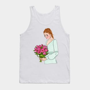 Tulip girl 5 Tank Top